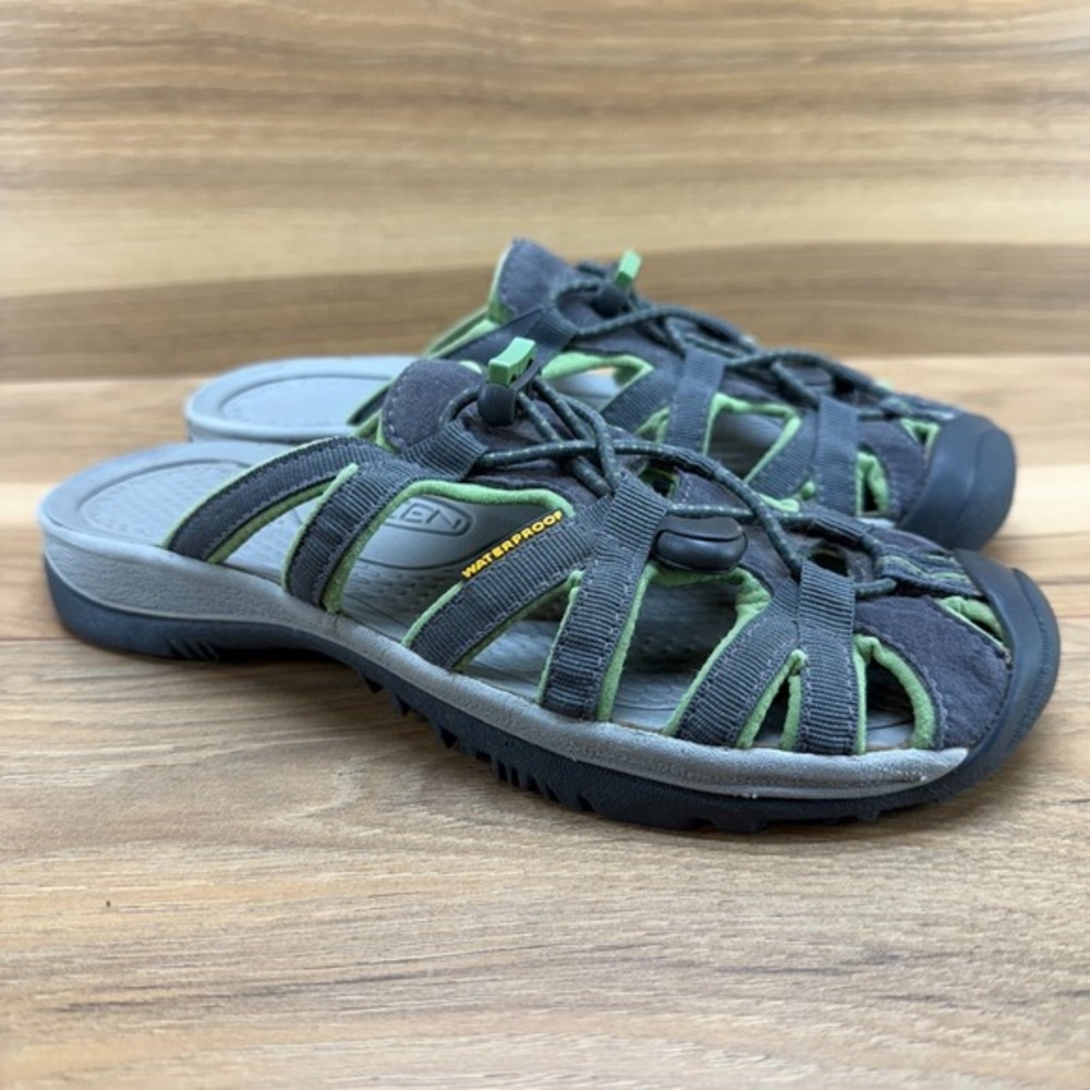 Keen‎ Women's Size 6 EU 36 Outdoor Sport Trail Gray Green Backless